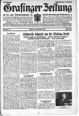 Grafinger Zeitung Freitag 12. Februar 1932