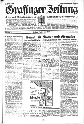 Grafinger Zeitung Freitag 19. Februar 1932