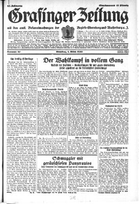 Grafinger Zeitung Dienstag 1. März 1932