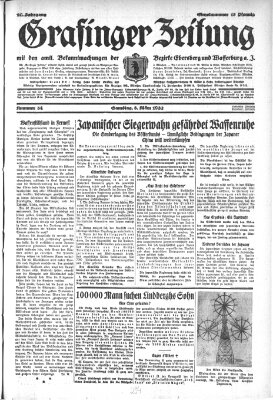 Grafinger Zeitung Samstag 5. März 1932