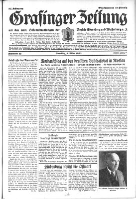 Grafinger Zeitung Dienstag 8. März 1932