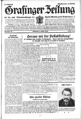 Grafinger Zeitung Mittwoch 9. März 1932