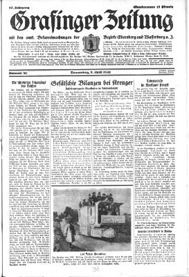 Grafinger Zeitung Donnerstag 7. April 1932