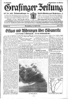 Grafinger Zeitung Donnerstag 14. April 1932