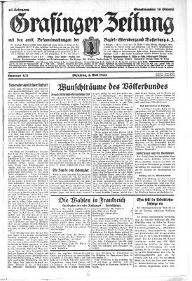 Grafinger Zeitung Dienstag 3. Mai 1932