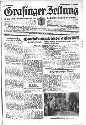 Grafinger Zeitung Freitag 6. Mai 1932