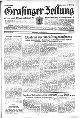 Grafinger Zeitung Mittwoch 25. Mai 1932