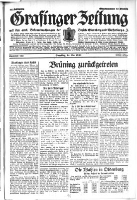 Grafinger Zeitung Dienstag 31. Mai 1932