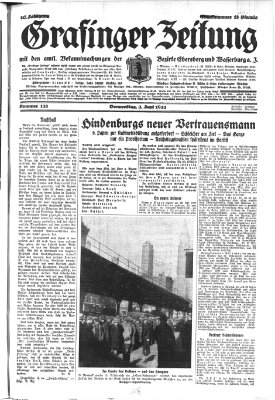 Grafinger Zeitung Donnerstag 2. Juni 1932