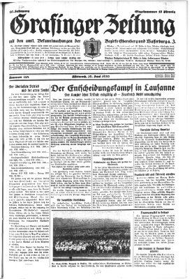 Grafinger Zeitung Mittwoch 29. Juni 1932