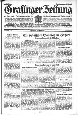 Grafinger Zeitung Dienstag 5. Juli 1932