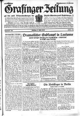 Grafinger Zeitung Freitag 8. Juli 1932