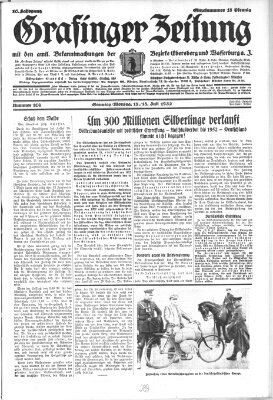 Grafinger Zeitung Montag 18. Juli 1932