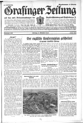 Grafinger Zeitung Freitag 7. Oktober 1932