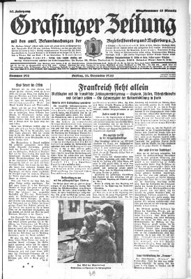 Grafinger Zeitung Freitag 16. Dezember 1932