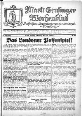 Grafinger Zeitung Dienstag 29. Juli 1924