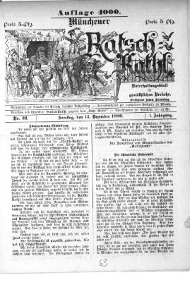 Münchener Ratsch-Kathl Donnerstag 14. November 1889