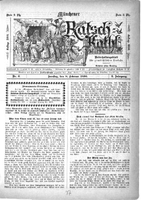 Münchener Ratsch-Kathl Samstag 8. Februar 1890