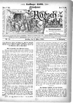 Münchener Ratsch-Kathl Samstag 8. März 1890