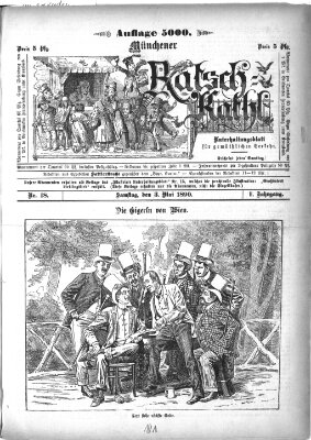 Münchener Ratsch-Kathl Samstag 3. Mai 1890