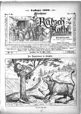 Münchener Ratsch-Kathl Samstag 10. Mai 1890