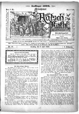 Münchener Ratsch-Kathl Samstag 5. Juli 1890