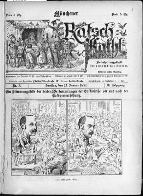 Münchener Ratsch-Kathl Samstag 17. Januar 1891