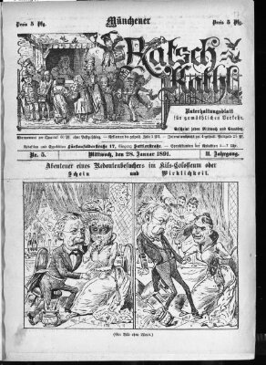 Münchener Ratsch-Kathl Mittwoch 28. Januar 1891