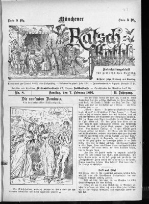 Münchener Ratsch-Kathl Samstag 7. Februar 1891