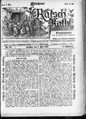 Münchener Ratsch-Kathl Samstag 2. Mai 1891