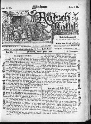 Münchener Ratsch-Kathl Mittwoch 6. Mai 1891