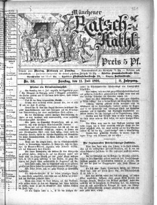 Münchener Ratsch-Kathl Samstag 11. Juli 1891