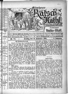 Münchener Ratsch-Kathl Samstag 12. September 1891