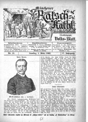 Münchener Ratsch-Kathl Samstag 5. März 1892