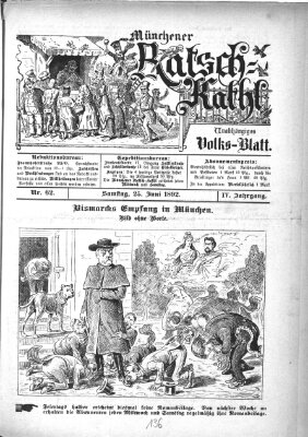 Münchener Ratsch-Kathl Samstag 25. Juni 1892