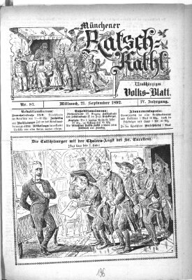 Münchener Ratsch-Kathl Mittwoch 21. September 1892