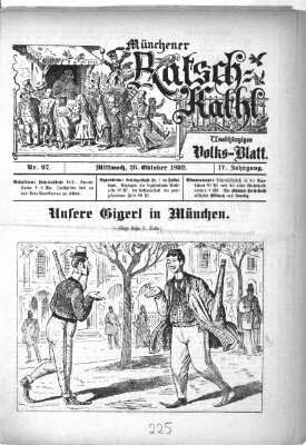 Münchener Ratsch-Kathl Mittwoch 26. Oktober 1892