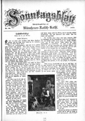 Münchener Ratsch-Kathl. Sonntagsblatt : Unterhaltungsbeilage zur Münchener Ratsch-Kathl (Münchener Ratsch-Kathl) Sonntag 26. Juni 1892