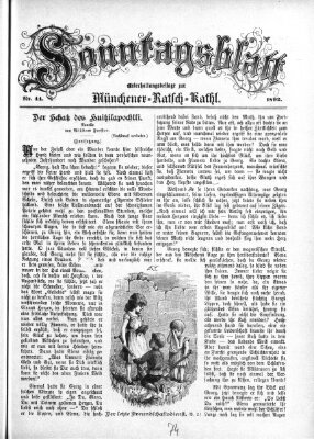 Münchener Ratsch-Kathl. Sonntagsblatt : Unterhaltungsbeilage zur Münchener Ratsch-Kathl (Münchener Ratsch-Kathl) Sonntag 30. Oktober 1892