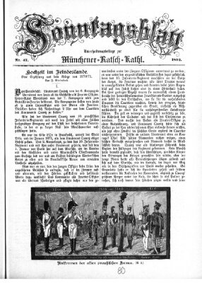 Münchener Ratsch-Kathl. Sonntagsblatt : Unterhaltungsbeilage zur Münchener Ratsch-Kathl (Münchener Ratsch-Kathl) Sonntag 20. November 1892