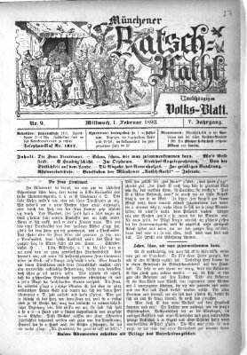 Münchener Ratsch-Kathl Mittwoch 1. Februar 1893