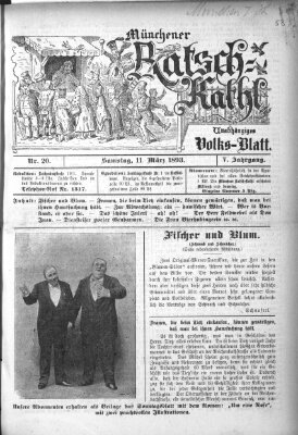 Münchener Ratsch-Kathl Samstag 11. März 1893