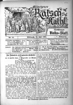 Münchener Ratsch-Kathl Mittwoch 12. Juli 1893