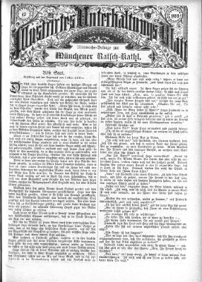 Münchener Ratsch-Kathl. Illustrirtes Unterhaltungs-Blatt (Münchener Ratsch-Kathl) Mittwoch 18. Oktober 1893