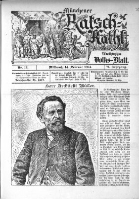 Münchener Ratsch-Kathl Mittwoch 14. Februar 1894