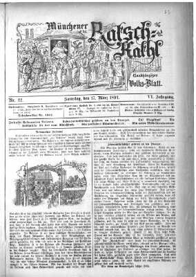 Münchener Ratsch-Kathl Samstag 17. März 1894