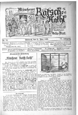 Münchener Ratsch-Kathl Mittwoch 21. März 1894