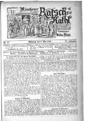 Münchener Ratsch-Kathl Mittwoch 9. Mai 1894