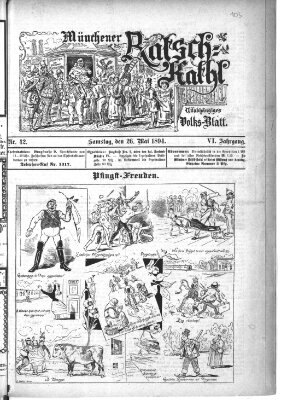 Münchener Ratsch-Kathl Samstag 26. Mai 1894