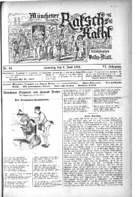 Münchener Ratsch-Kathl Samstag 9. Juni 1894